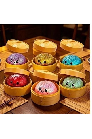 Çin Mantısı Simli Squishy Dumpling Sürpriz Renk Kutulu Büyük Boy Xl 1adet 1 Adet Çin Mantısı Simli Squishy Dumpling Sürpriz Renk Kutulu Büyük Boy Xl 1adet 1 Adet