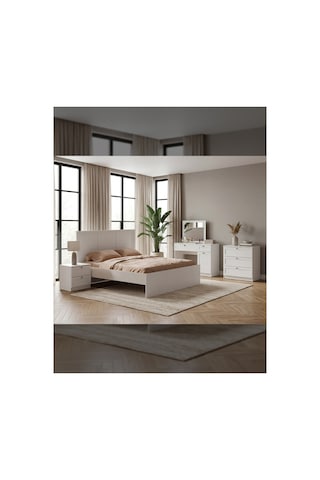 Terra Makyaj Masası 120 X 97 X 41 Cm - Modern Tasarım Beyaz
