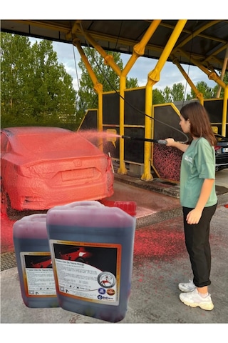 Nano Fırçasız Cilalı Oto Yıkama Şampuanı 5kg Nf9 Red300gr 90lt Su