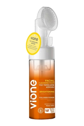 Vione 3lü Set Yüz Temizleme Köpüğü 150ml Özel Fırçalı
