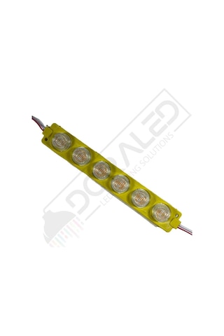 12 Volt 6 Watt 6 Mercekli Sarı Amber Modül Led 10 Adet