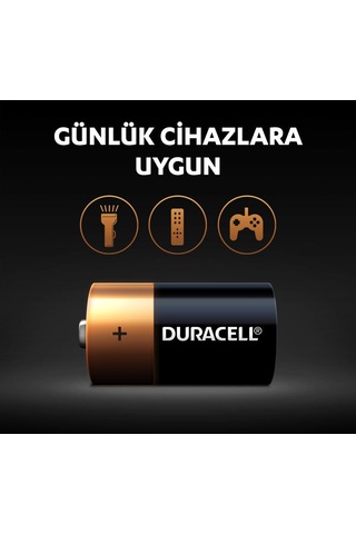 Duracell Lr14/Mn1400 Alkalin Orta Boy C Pil 2 x 2'li