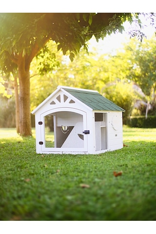 Mandu Ahşap Tavşan Evi (Büyük Boy)