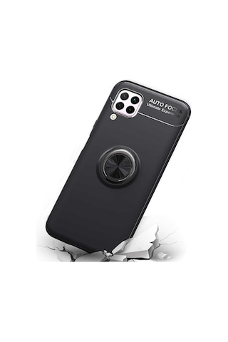 Huawei P40 Lite Kilif Yüzüklü Tam Korumali Silikon 434955163