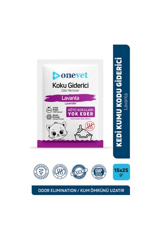 Onevet Kedi Kumu Koku Giderici Lavantalı 15 Adet 25 Gr