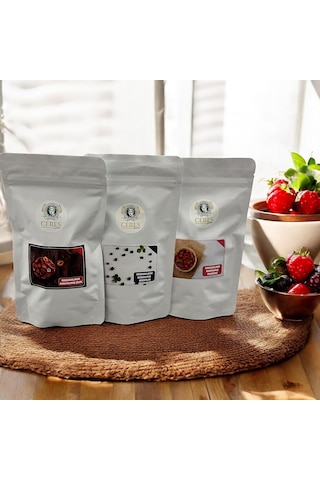 Dondurularak Kurutulmuş Berry Mix Çilek,böğürtlen,frambuaz 60 G