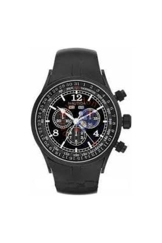 Nautica A34005G Siyah Silikon Saat Kordonu
