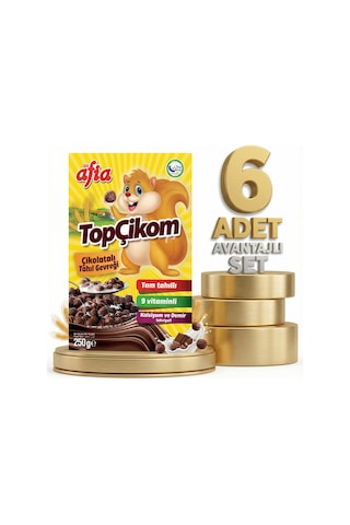 Afia Topçikom Çiko Tahıl Gevreği 6x250 Gr