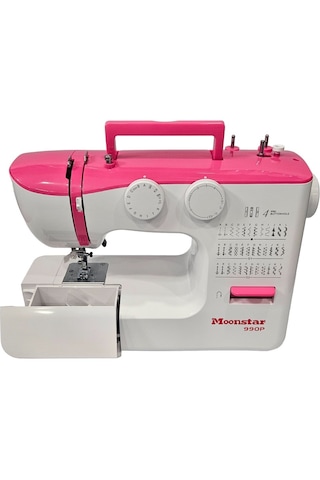 Moonstar 990P 36 Desenli Ev Tipi Düz Dikiş Makinesi Pembe