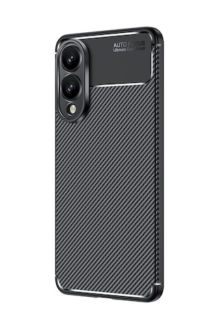 Samsung Galaxy Uyumlu S25 Edge Kılıf Zore Negro Silikon Kapak Siyah