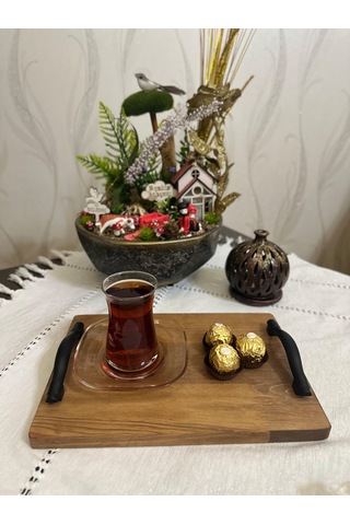 Sammwood Doğal Ahşap Tepsi ,sunum Tepsisi , Sunumluk