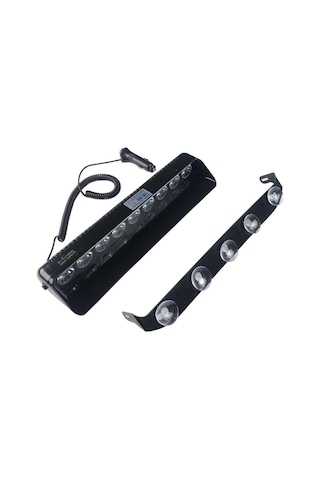 Flaş Led Çakarlı 27w 9 Led Kırmızı-mavi 8 Fonksiyonlu / Lapa175-1