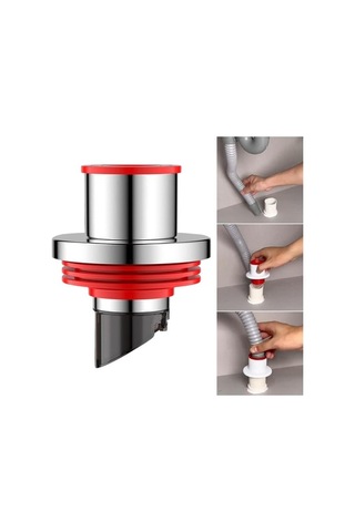 Bosphorusboutique02 High Quality Suntek Tahliye Borusu Sızdırmazlık Tapası Hortumu Contası Gümüş Gümüş