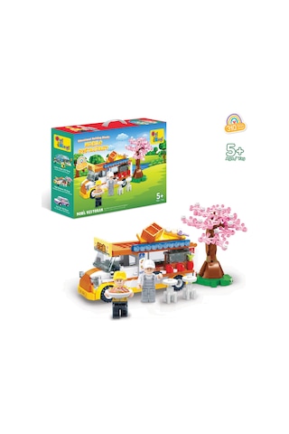 Ogi Mogi Toys Eğitici Bloklar Mobil Restoran 310 Parça, Yapı Seti