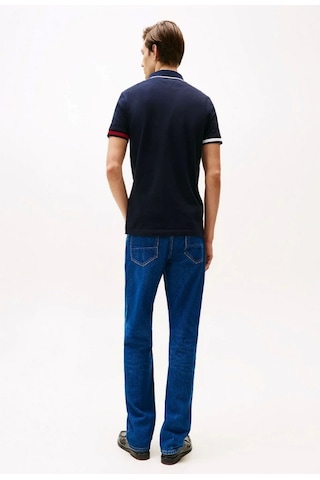 Tommy Hilfiger Erkek Slim Fit İmza Manşetli Polo T-shirt Lacivert