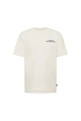 Jack Wolfskin Trailblazer Erkek Tişört Beyaz Beyaz