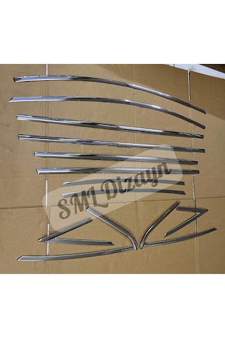 Ford Focus 3-3.5 Krom Cam Çıtası Nikelaj Krom Cam Çıtası