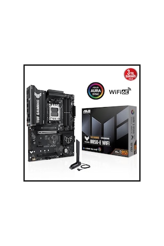 Asus Tuf Gamıng B850-e Wıfı, 4xddr5, 3x M.2, Hdmı, Dp, Type-c, Wi-fi 6e, Bluetooth V5.3, Am5 Soket G