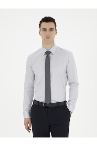 Pierre Cardin Erkek Gri Gömlek Basic 50286102-vr024 Gri