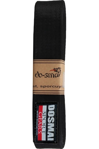 Dosmai Aikido Karate Tek Dolama Kuşak Siyah 200 CM Tk245 Siyah