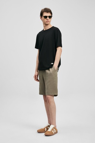 Lufian Junya Erkek T-shirt 111020312 Siyah