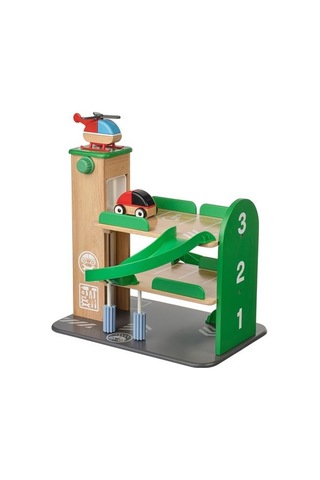Ikea Lıllabo Arabalı Ve Helikopterli Garaj, Çok Renkli, 33x35x42 Cm