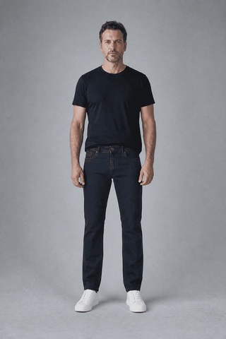 Bisse Lacivert Denim Fermuarlı Yikamali Jean Pantolon Pnj25k25204 D39