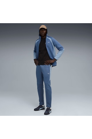 Puma Evostrıpe Erkek Kapüşonlu Sweatshırt 688231 80 Mavi