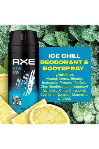 Men Deodorant Ice Chill 150 Ml - 4'lü Avantaj Paketi