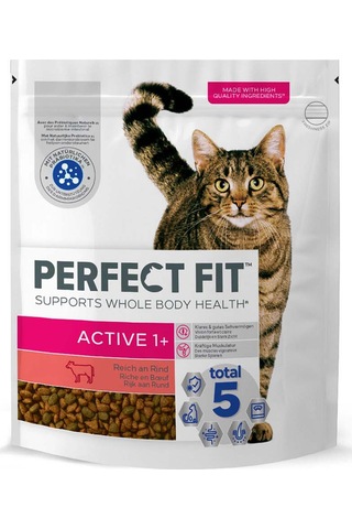 Perfect Fit Active Sığırlı Yetişkin Kedi Maması 1400 G