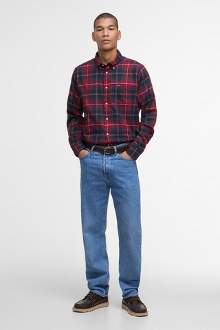 Barbour Fortrose Tailored Tartan Gömlek Tn69 Winterberry Tartan Çok Renkli