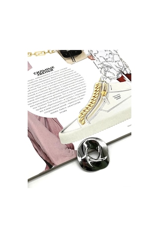 Best Price 34 Ceket İçin Orijinal Yuvarlak Broş 309444928 Gri