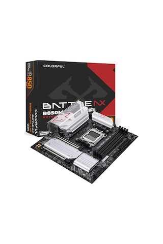 Colorful Battle-ax B850m-plus Wıfı V14 Ddr5 7600mhz Matx Am5 Aaaa11clf0016