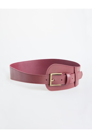 Jimmy Key Bordo Asimetrik Tokalı Kemer 6sw417618562