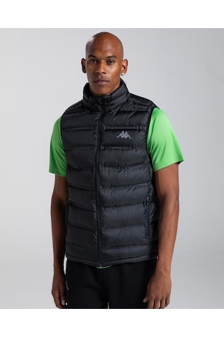 Kappa Perovest Erkek Siyah Regular Fit Yelek