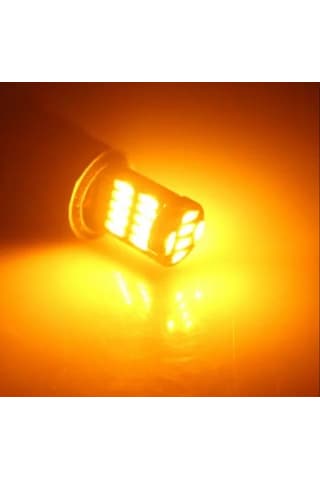 T10 Led 26 Ledli W5w Metal Ultra Power Turuncu Park Plaka Tavan Ampulü 1 Takım