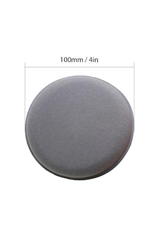 Kosona 5 Adet 4 İnç Gri Mikrofiber Sponge: Otomobil Bakımı Parlaklık Verici Cila Uygulama Ve Manuel Parlatma Paspası