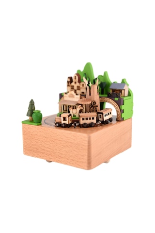 Suntek Tren Müzik Kutusu Oyuncak Heykeli El Sanatları