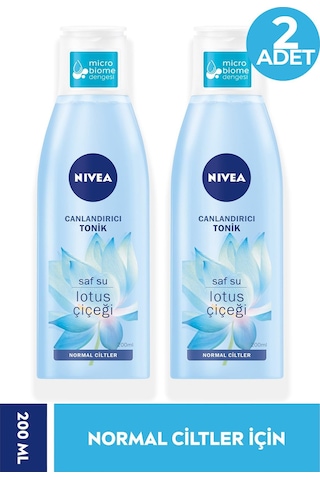 Nivea Tonik Canlandırıcı Normal Ciltler Lotus Çiçeği 200 Ml 2 Adet