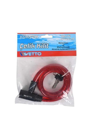 927-928 12x80 Bisiklet Kilidi Çok Renkli
