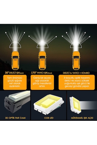 C9 Off Road Led Bar 420w Çift Sıra 114cm Beyaz