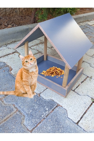 Kedi Yemlik Mamalık Dış Mekan Suya Dayanıklı 20x28