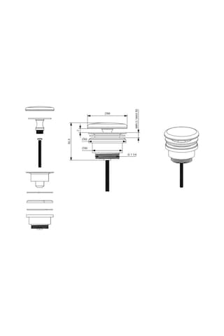 VitrA Sifon Tapası Beyaz 6392l003-0159