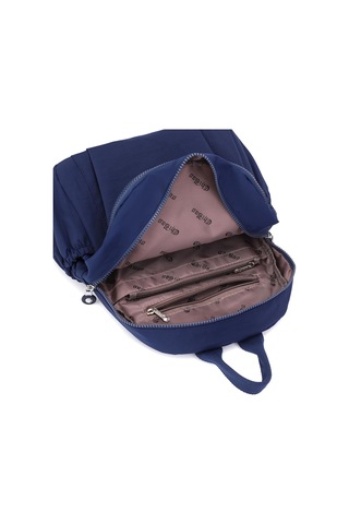 Moveevo Mavi Nilon Çift Çanta - Çift Reşme, Ayarlanabilir Askılar, Günlük Seyahat Ve Hafif Taşıma İçin Çok Amaçlı Sırt Çantası