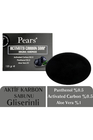 Pears Gliserinli Aktif Karbon Sabunu 120 G