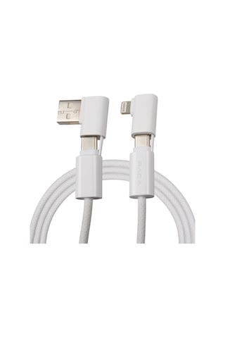 Raca Rc41 4'ü 1 Arada Type-c/usb To Type-c/lightning Çok Fonksiyonlu Kablo 1.2 Metre