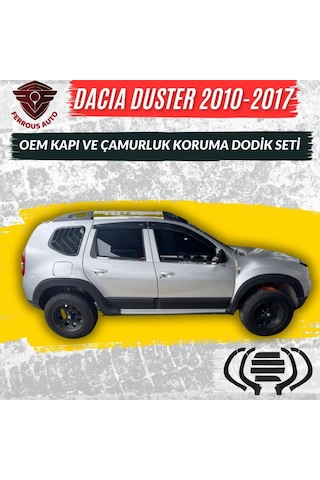 Dacia Duster İle Uyumlu Oem Kapı Ve Çamurluk Koruma Dodik Seti 2010 2017