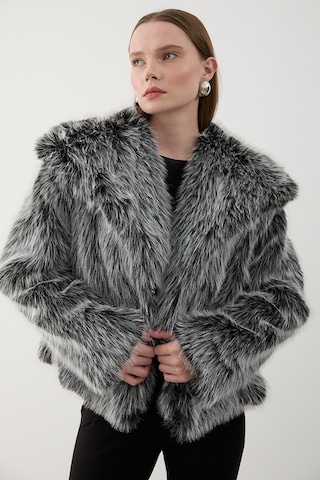 Gri Kırçıllı Britney Kürk - 8900 Gri