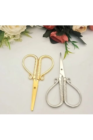 Nişan Söz Ve Nikah Malzemeleri Gold Ve Gumuş Tumbl Makas