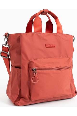 571 Collections Ultra Hafif Çok Cepli, Çok Bölmeli Sırt Ve El Çantası Kiremit Model:571-9s